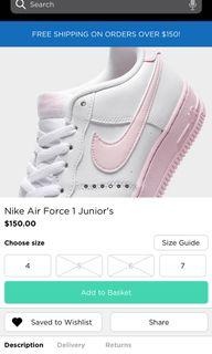 Nike Air Force 1 - Pink - Women’s 7
