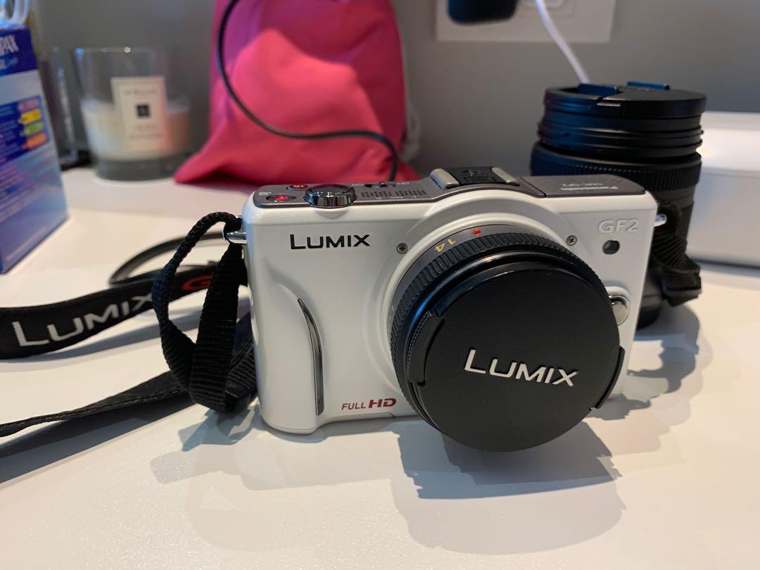 Panasonic Lumix DMC-GF2 (Category: Video Cameras) located in Pasig City. Submitted by trinitymj (Listing ID 1054088062, Image 2). Description: Comes with extra focus lens 14-42 .