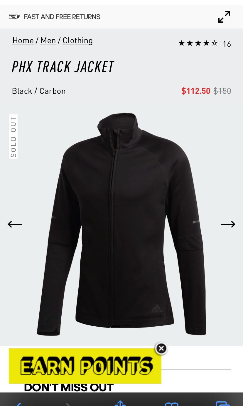 phx track jacket