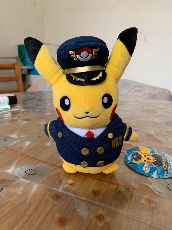 Pokemon Center Narita Airport 15 Pilot Pikachu Plush Soft Toy Hobbies Toys Toys Games On Carousell