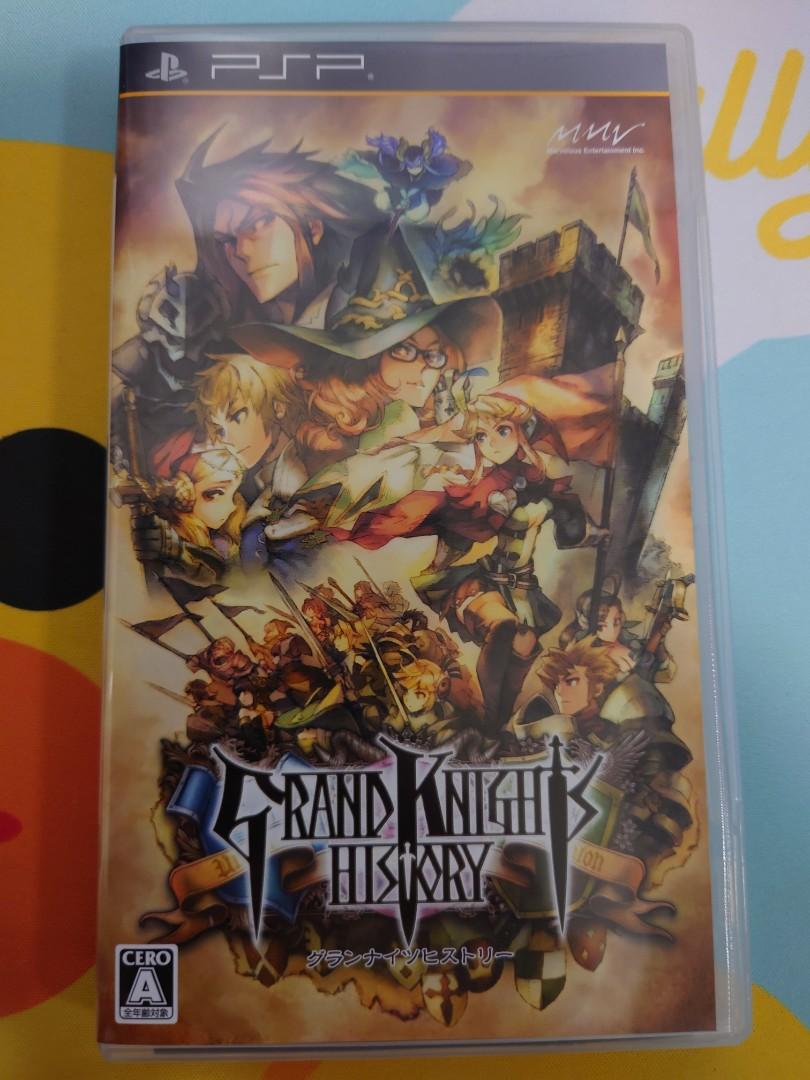 PSP Grand Knights History 聖騎戰史 日版, 電子遊戲, 遊戲機配件, 遊戲禮物卡及帳戶 Carousell