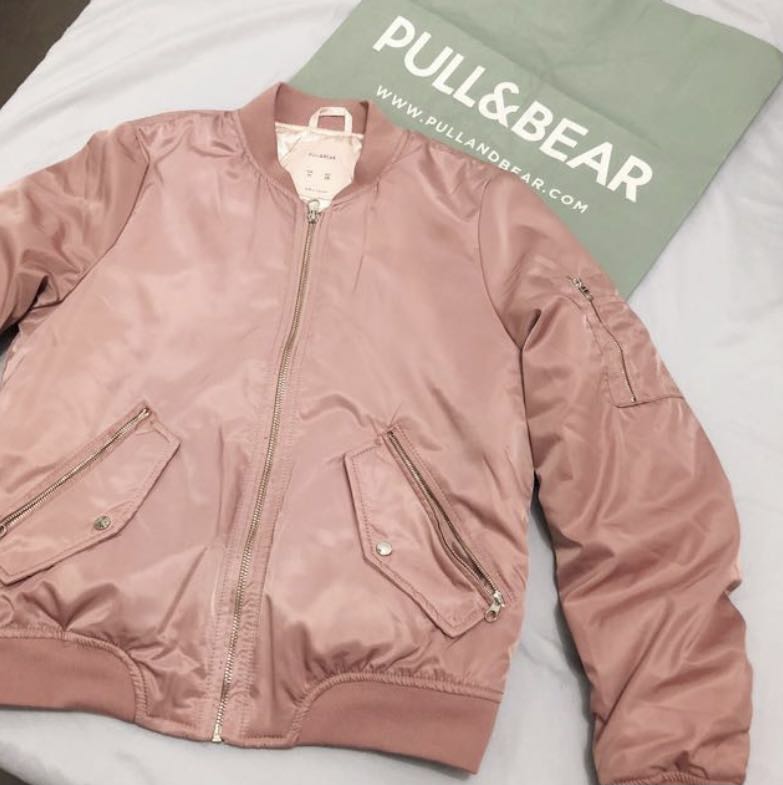 Bomber jacket womens deals pull and bear
