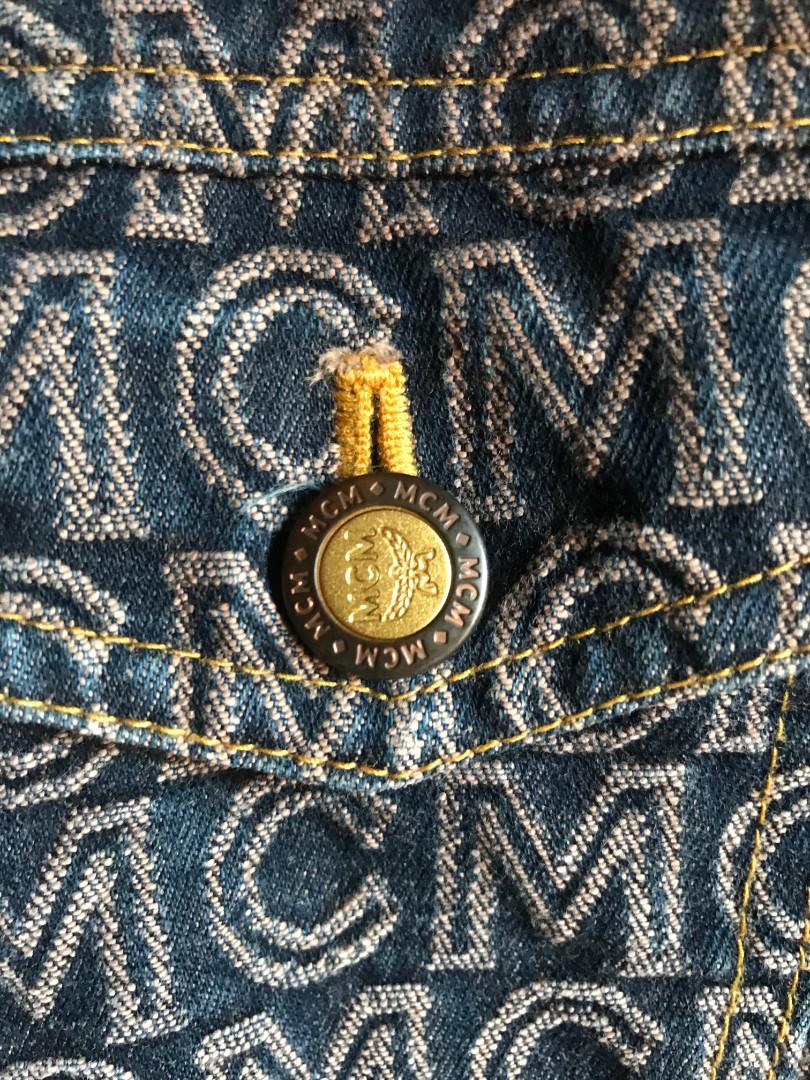 Mcm Denim Monogram Jacket