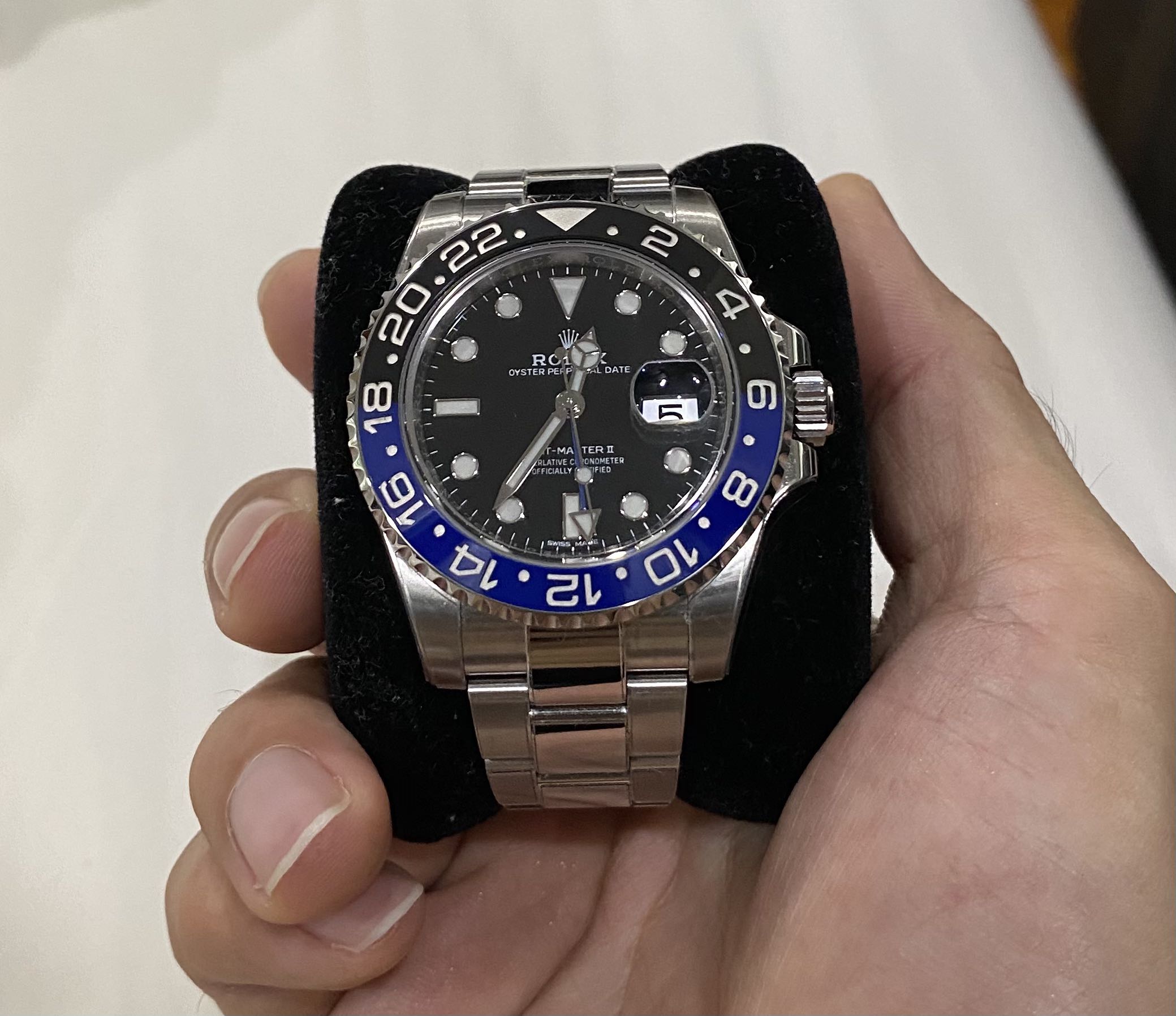 Rolex Batman (BLNR) GMT Master II, Luxury, Watches on Carousell