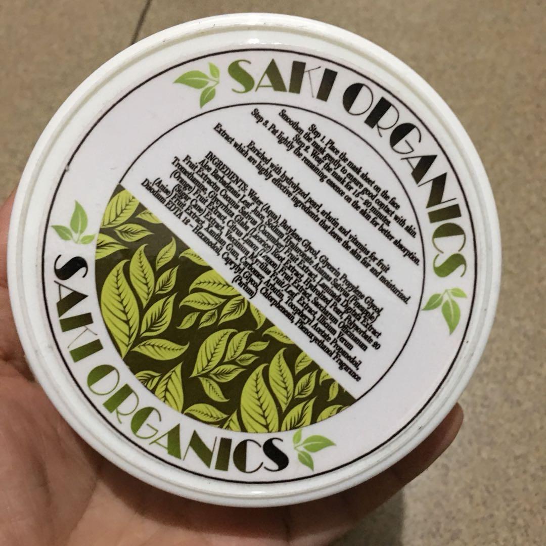 saki organics facial moisturizer