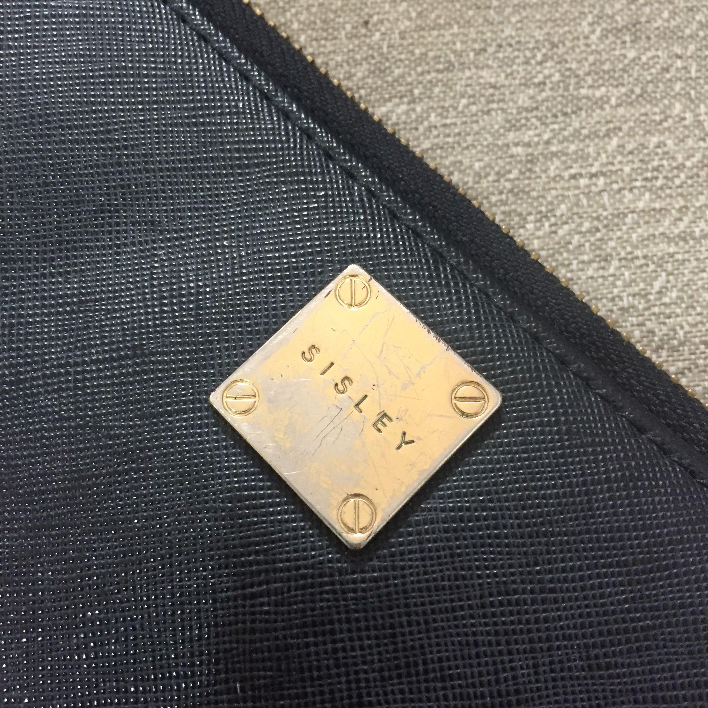 Sisley black wallet Women s Fashion Bags Wallets Wallets Card holders on Carousell