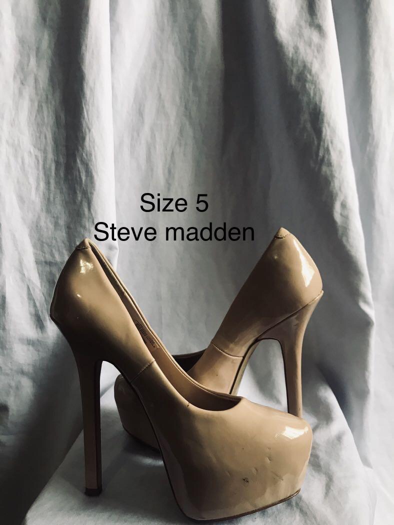 Steve madden nude high heels Women s Fashion Footwear Heels on