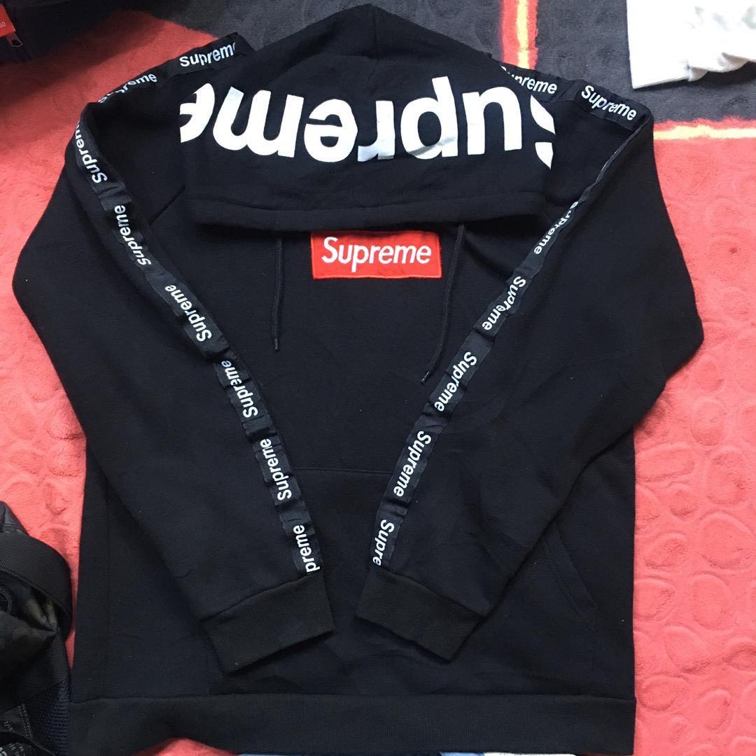 Supreme tape discount hoodie