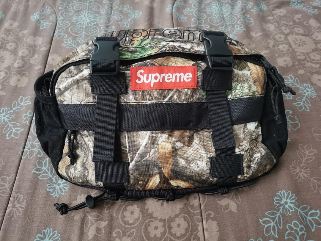 supreme camo bag