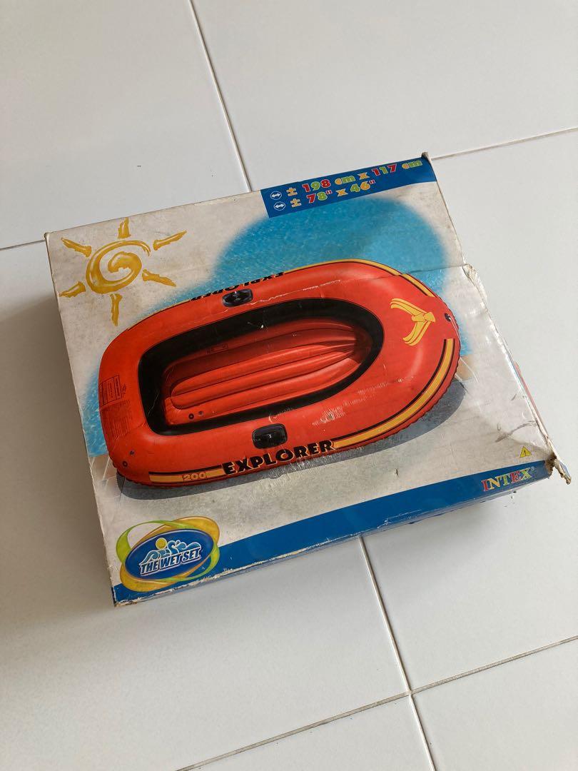 The Wet Set Inflatable Rubber Boat, Sports Equipment, Sports & Games ...