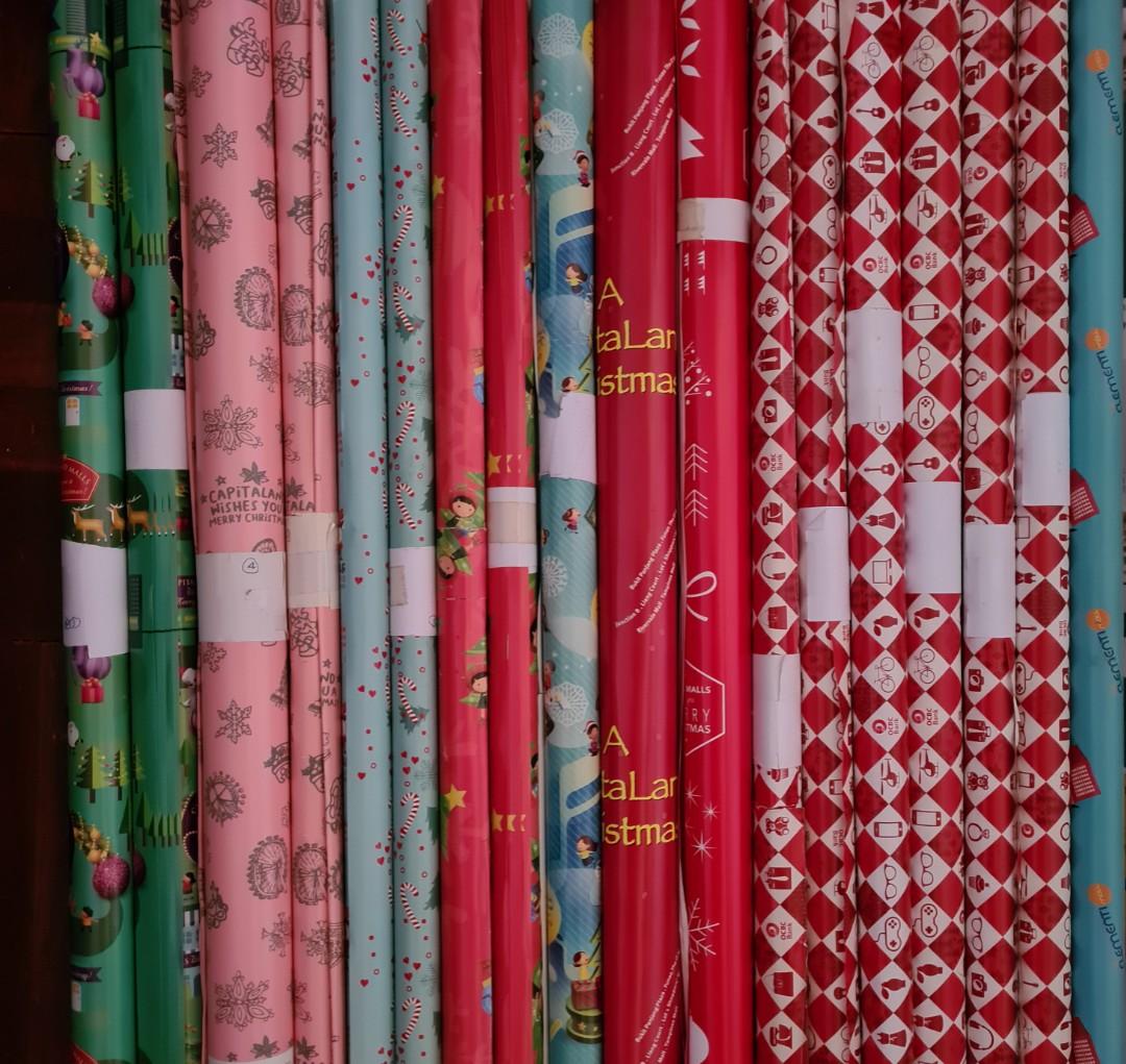 Update on 24/12/20 Wrapping Paper from Capitaland Capitamalls Clementi