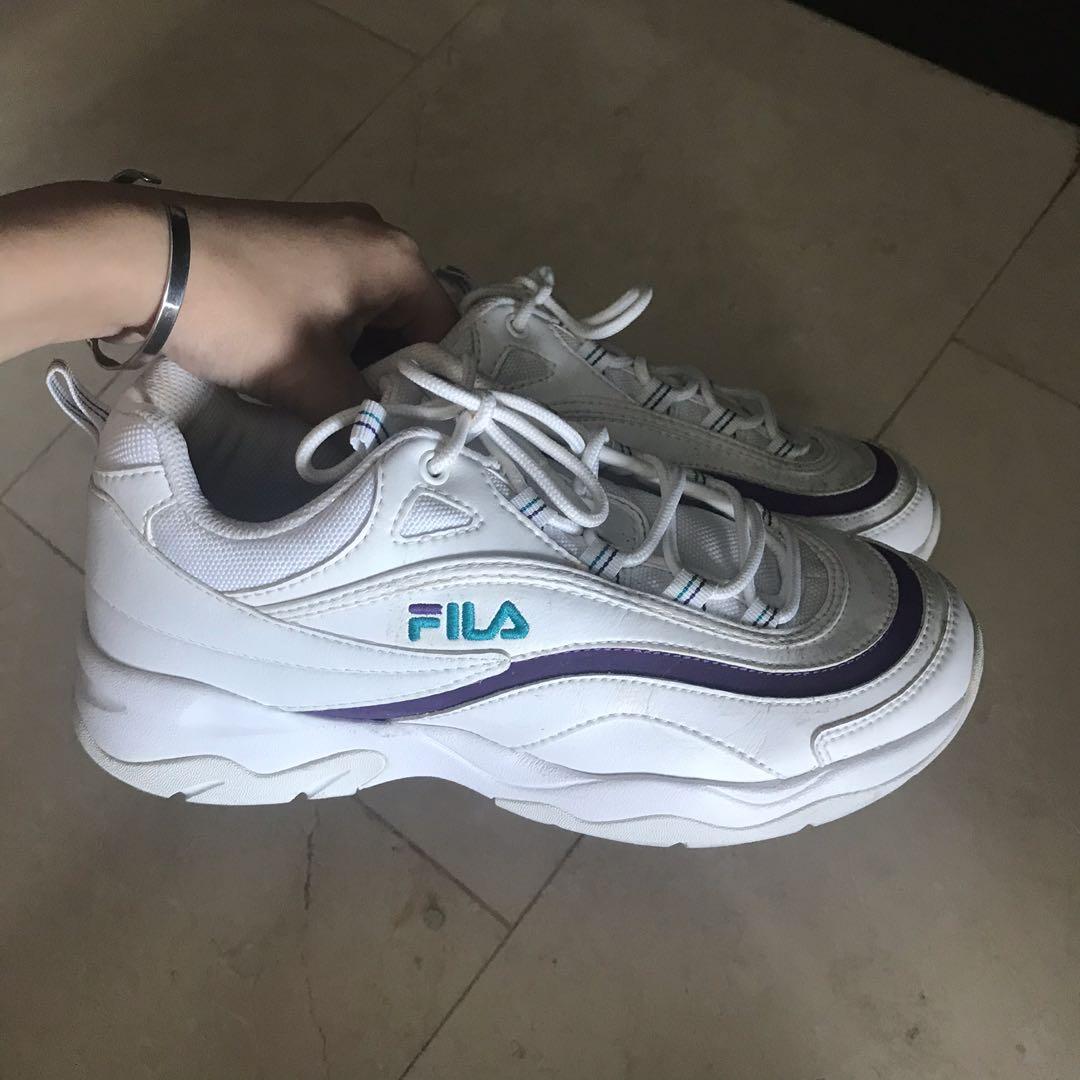 White & purple disruptor ii hotsell premium low trainers