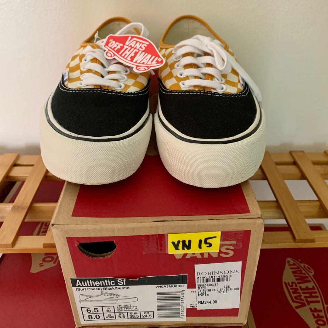 Vans authentic sf surf clearance check sneaker
