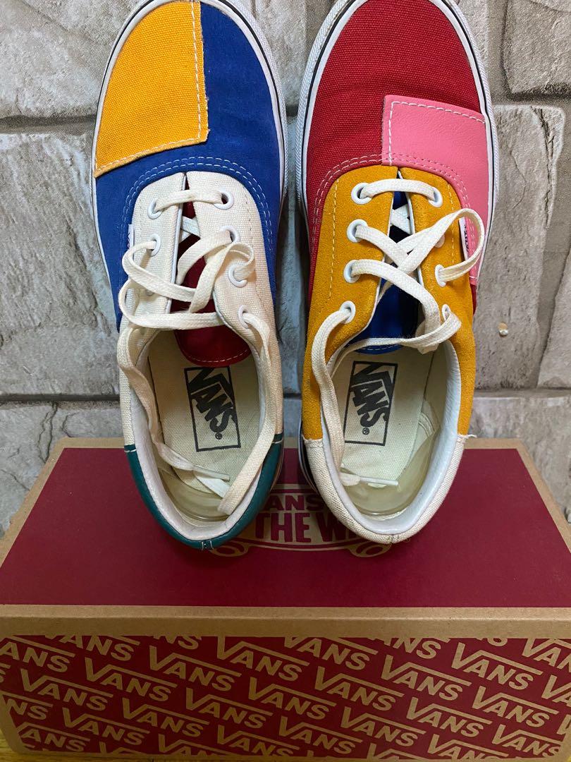 Vans Era (patchwork) (Category: Sneakers) located in Kuala Lumpur. Submitted by anissarra (Listing ID 1054160338, Image 1). Description: Vans Era (Patchwork) Once used In good conditions Reason to sell: wrong size Size: UK5 .