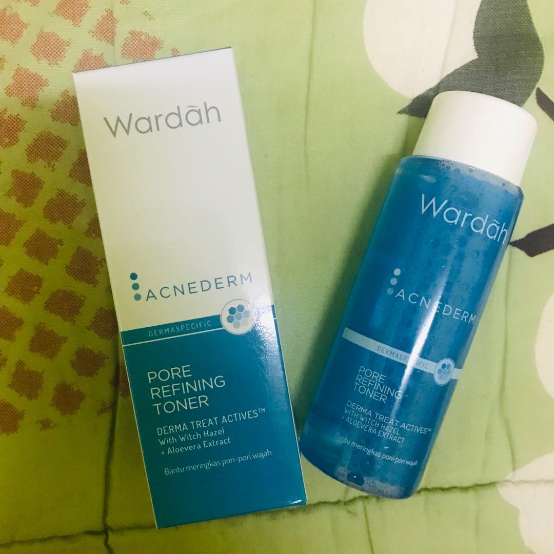Wardah Acnederm Pore Refining Toner 100 Ml Health Beauty Skin Bath Body On Carousell