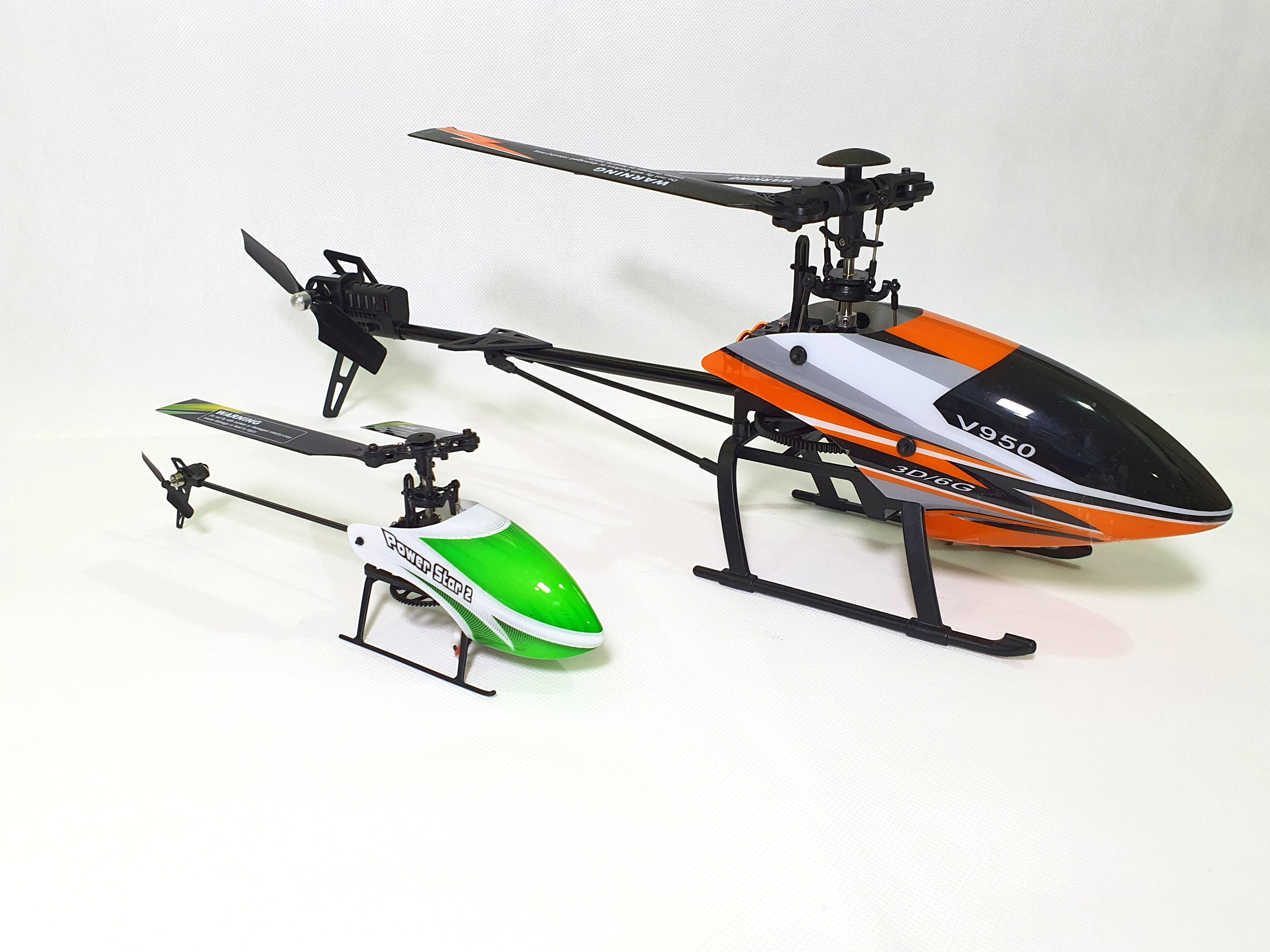 WLTOYS V950 6CH Brushless Flybarless V988 Fullset with Remote