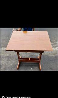 Wooden drafting table