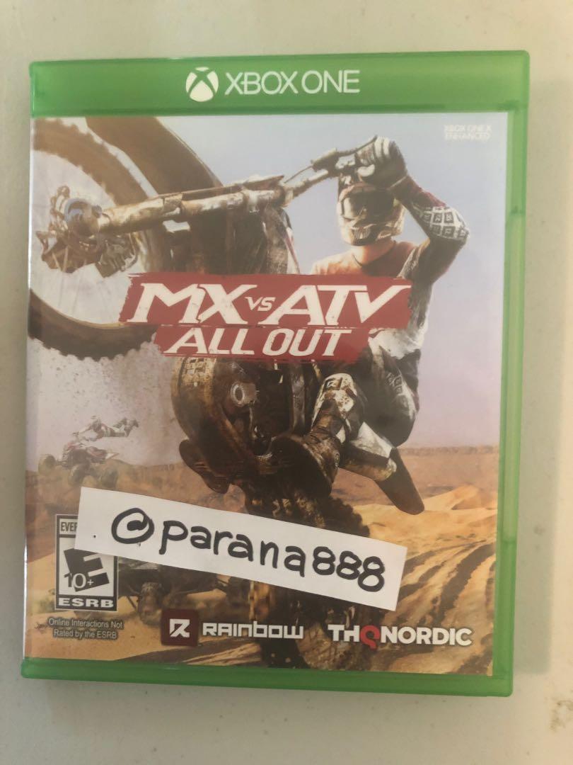 Xbox One Game Mx Vs Atv All Out Hobbies Toys Toys Games On Carousell