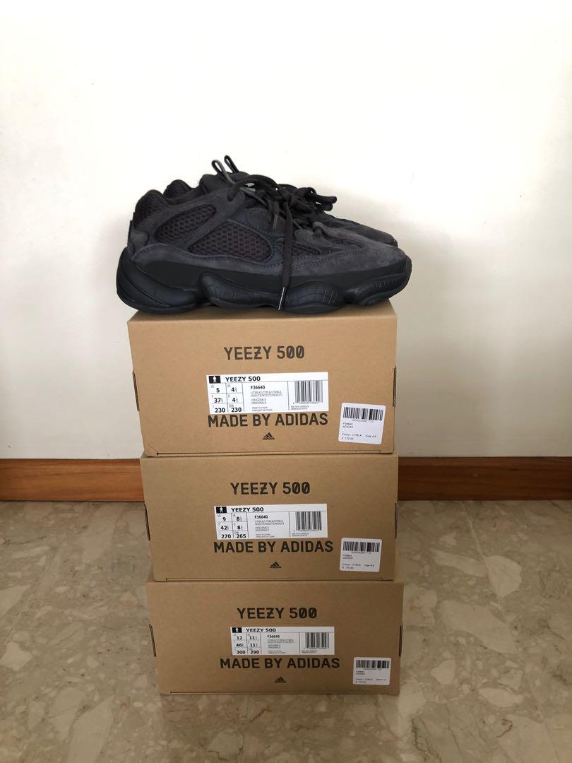 yeezy 500 utility black box