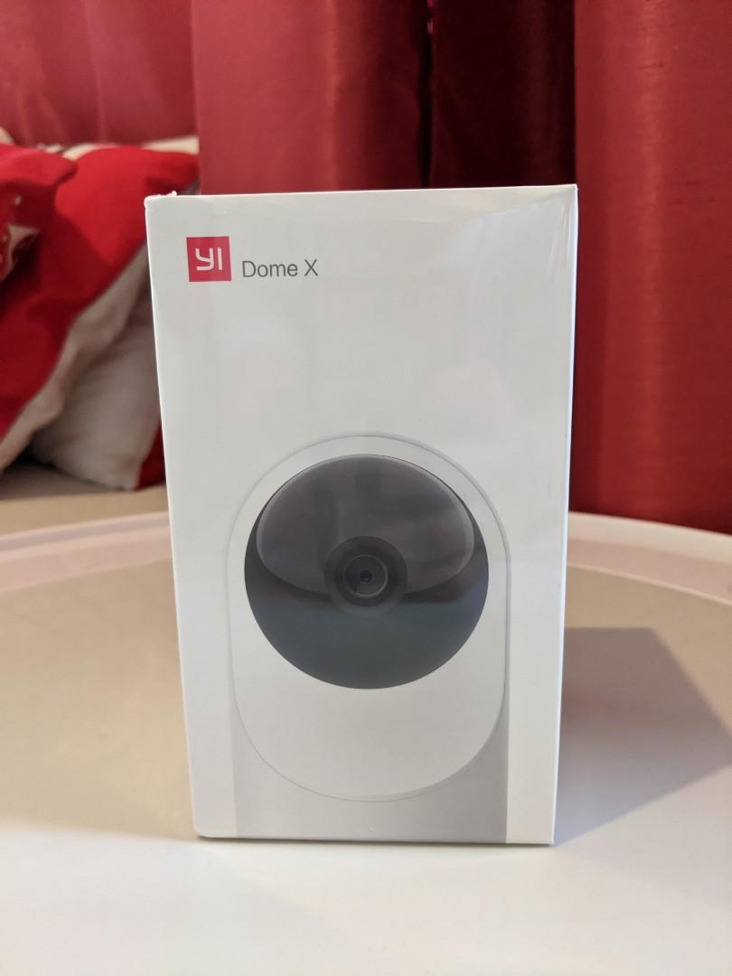 Xiaomi YI Dome X (IP or CCTV Camera) (Category: Security Systems & CCTV Cameras) located in San Juan City. Submitted by derrick.sp (Listing ID 1053996124, Image 1). Description: YI Dome X IP Camera (Latest Model, EN Version) Features - Clear 1080p Full HD footage at 20fps - Abnormal noise detection - Camera rotation 340° and 95° tilt with motion detection - High-quality sound and picture thanks to WDR (Wide Dynamic Range) - Night vision without d