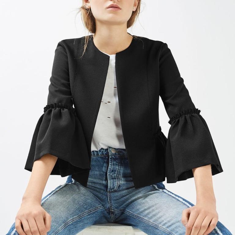 Zara bell sleeve jacket cheap
