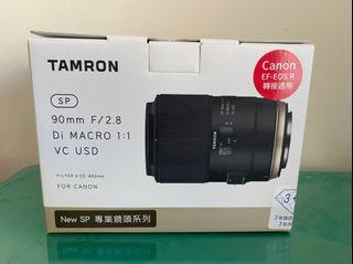 [全新] TAMRON 90mm F2.8 for CANON 公司貨 (保固兩年)