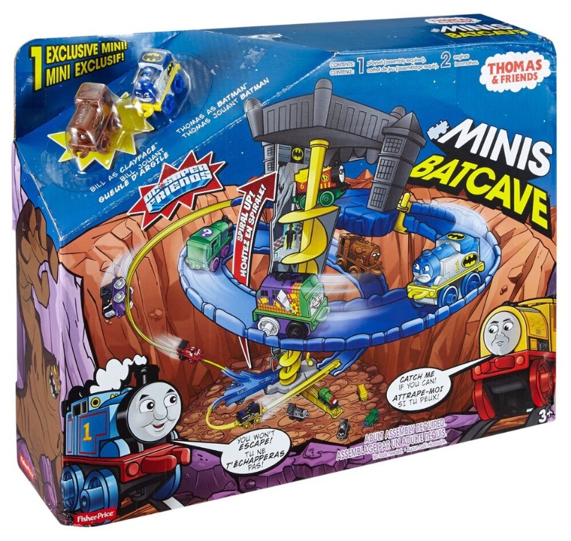 Thomas Minis DC Super Friends Batcave Twist n Turn Stunt Set