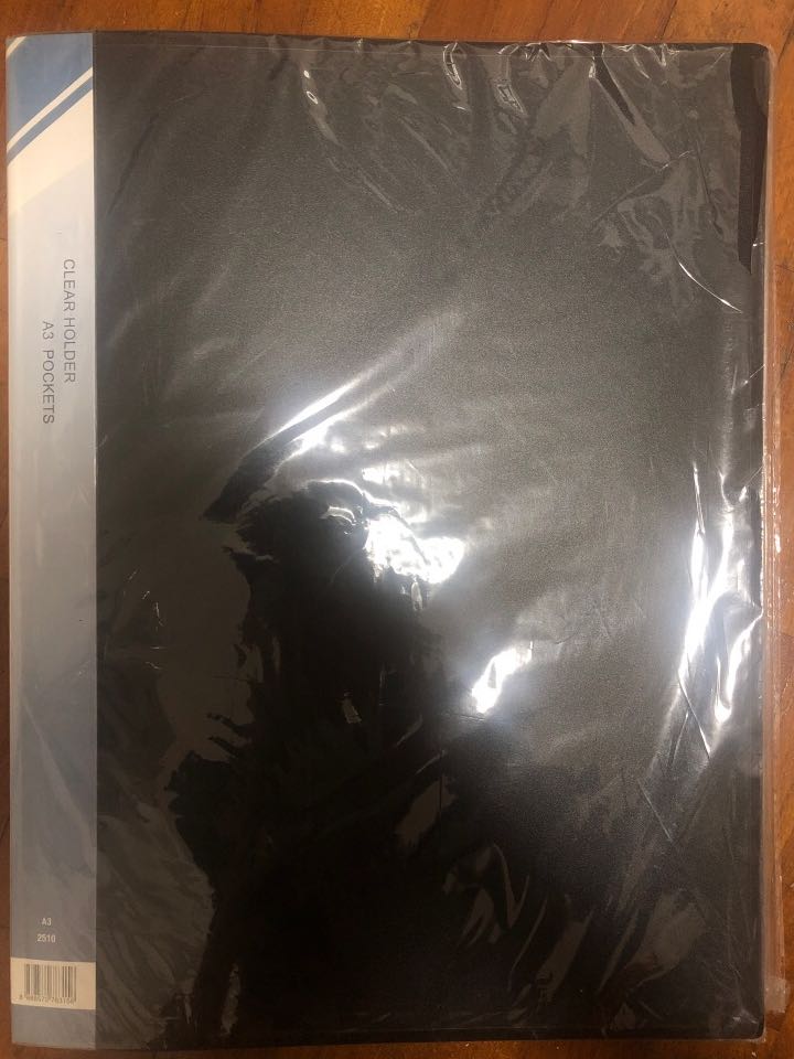 A3 Clear Pocket Holder, Hobbies & Toys, Stationery & Craft, Stationery