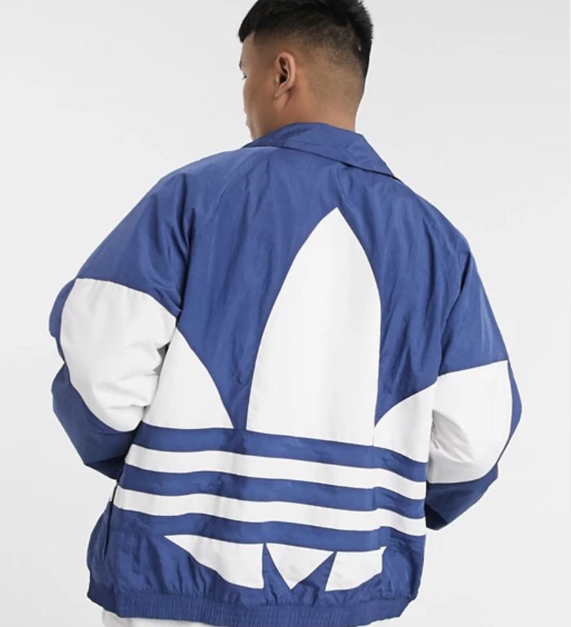 Adidas big cheap trefoil track jacket