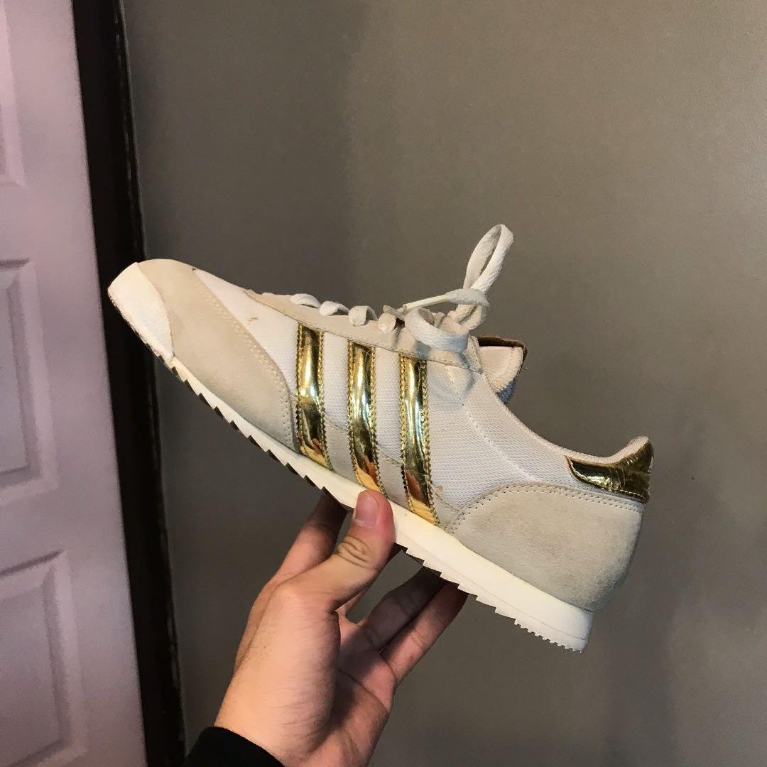 Adidas Dragon gold Men s Fashion Footwear Sneakers on Carousell