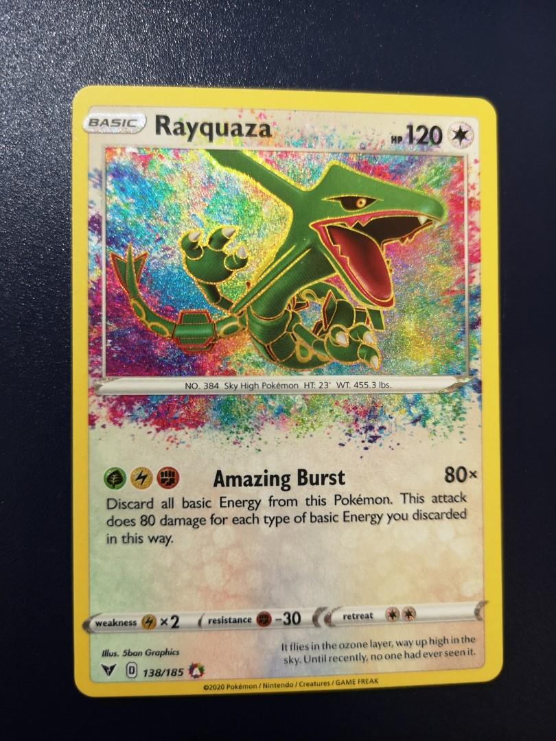Amazing Rares Jirachi and Rayquaza Vivid Voltage Pokemon, Hobbies & Toys,  Toys & Games on Carousell