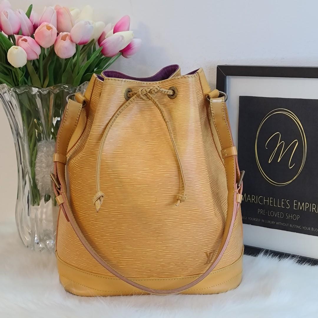 Authentic Louis Vuitton Epi Leather Bucket Bag , Luxury, Bags & Wallets on  Carousell