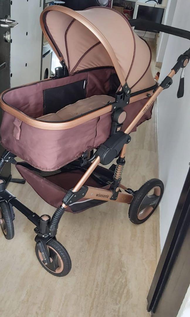 Baby Stroller Wisesonle Babies Kids Going Out Strollers on Carousell