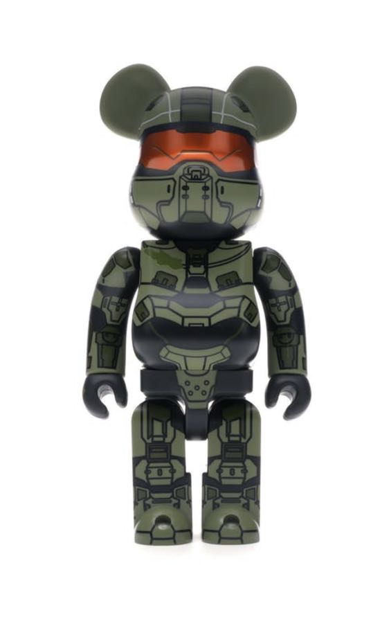 Bearbrick Halo Master Chief 400%, 興趣及遊戲, 玩具& 遊戲類- Carousell