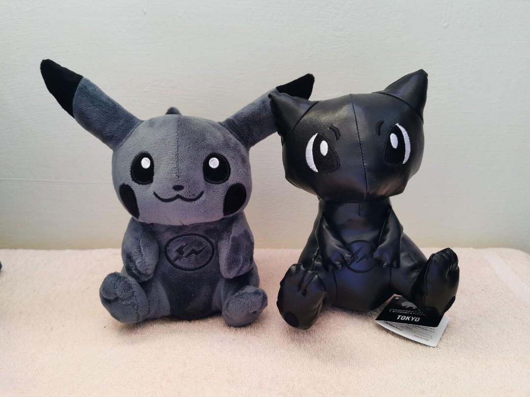 Black pikachu mew plush