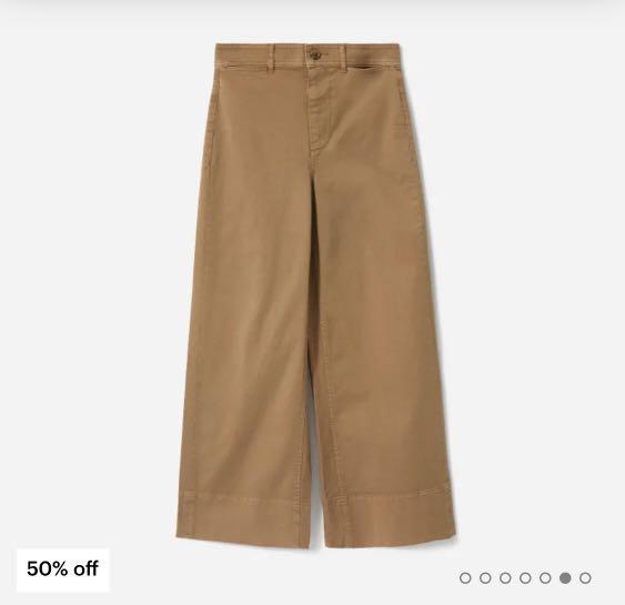 Everlane wide leg crop chino Clearance