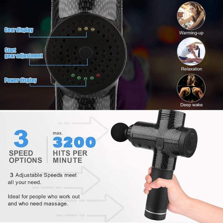 Bozaap handheld eletronic massage gun