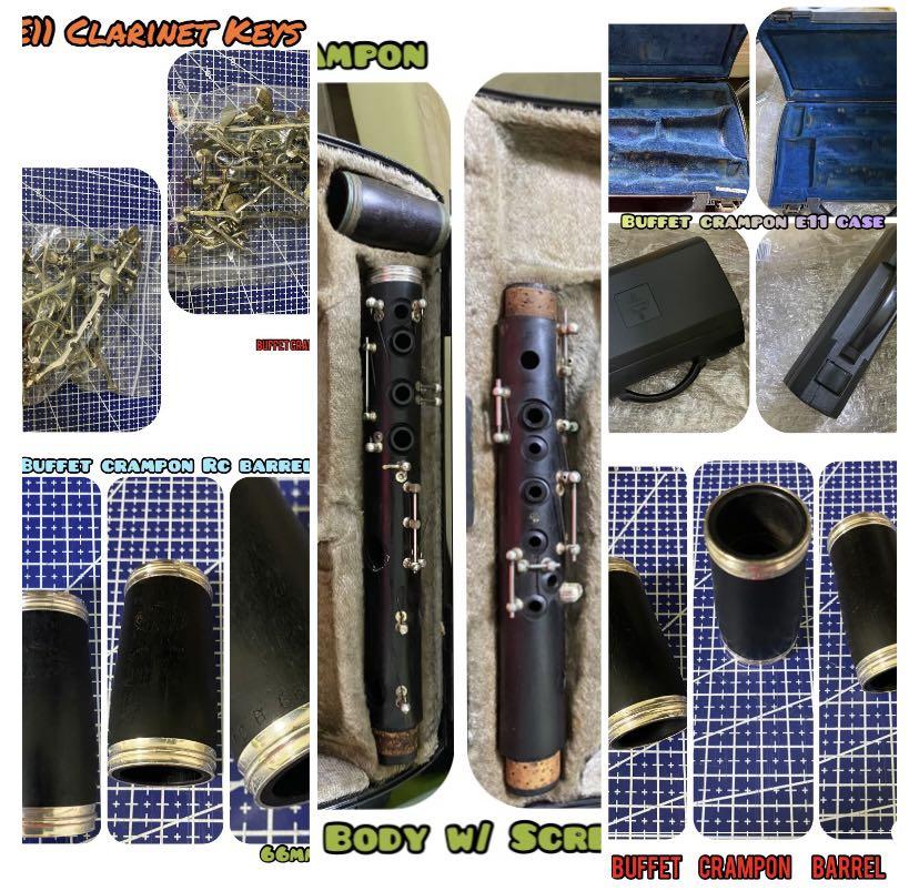 Buffet Crampon E11 & RC Parts (Prestige) for sales, Music