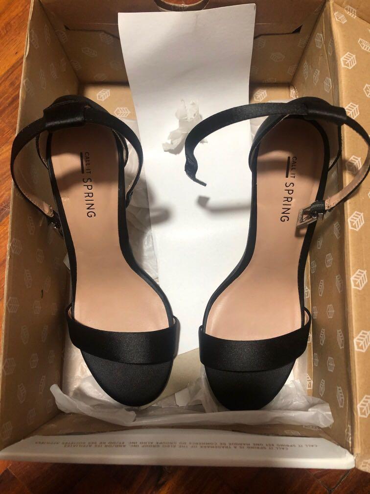 Call It Spring Aboivia Black Pencil Heels for Women : Amazon.in: Shoes &  Handbags