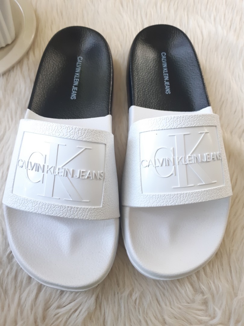 calvin klein slides womens