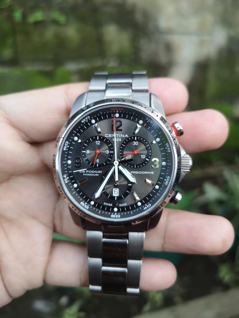 Certina ds outlet podium titanium chronograph