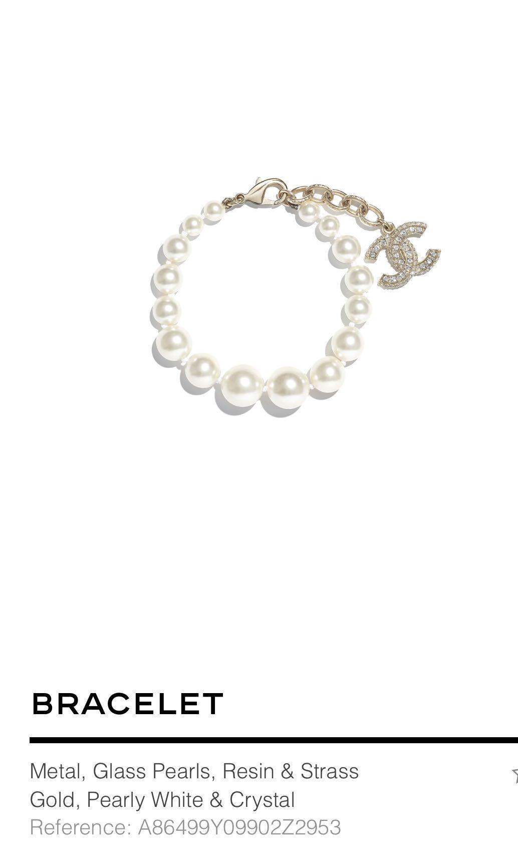 Chanel pearl bracelets discount