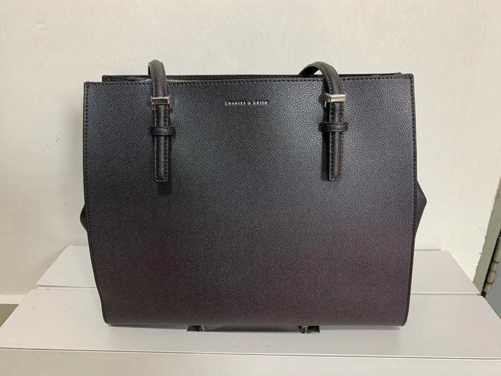 Charles and keith peacock bag online