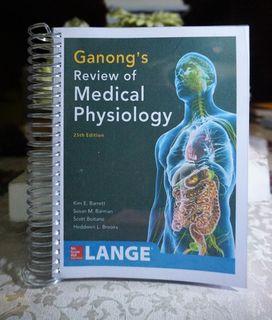 Cheap and affordable PLE (Medical Boards) review materials for SALE: Ganong's Review of Med Physiology