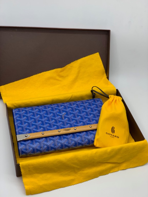 Goyard Monte-Carlo Clutch PM Blue – Mad Kicks