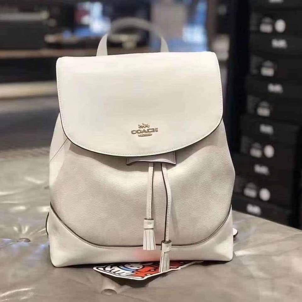 Coach Elle Backpack in Signature Canvas, Women's Fashion, Bags