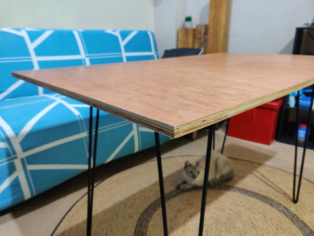 Computer Desk Or Dining Table With Hairpin Legs Home Furniture Furniture Fixtures Tables Chairs On Carousell