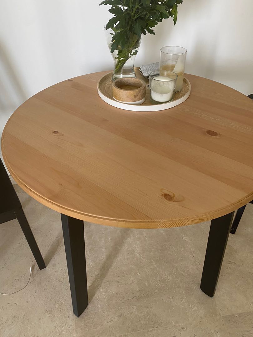 dining table gamlared ikea furniture home living furniture tables sets on carousell