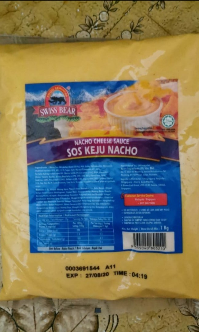 Exp Apr 2021 Nacho Cheese Sauce Halal Food Drinks Packaged Instant Food On Carousell