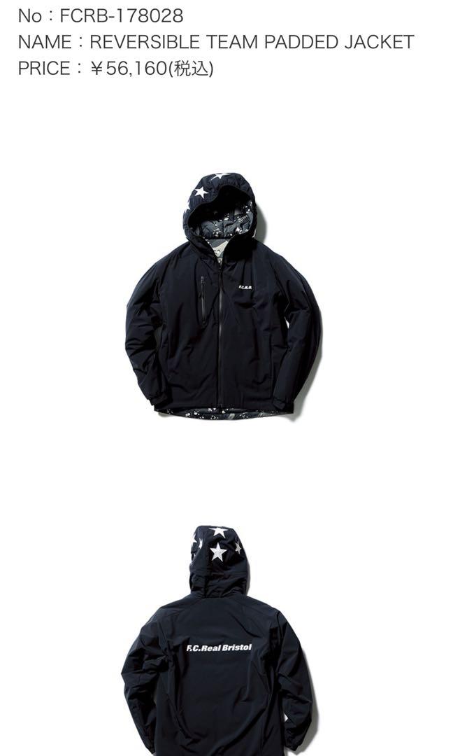 F.C.R.B.(F.C.Real Bristol)◇REVERSIBLE PADDED JACKET/FCRB-167026/S ...